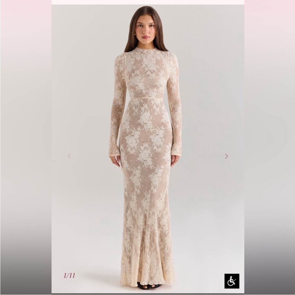 House of CB Isoline Long Sleeve Dress